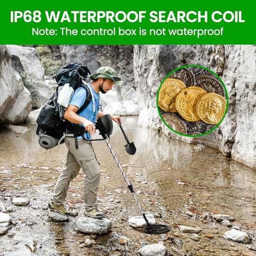 Metal Detector for Adults, for Kids, Waterproof & Underground & Underwater Gold Detector, Gold Metal Detector, Metal Detector Kit, Medal Detector