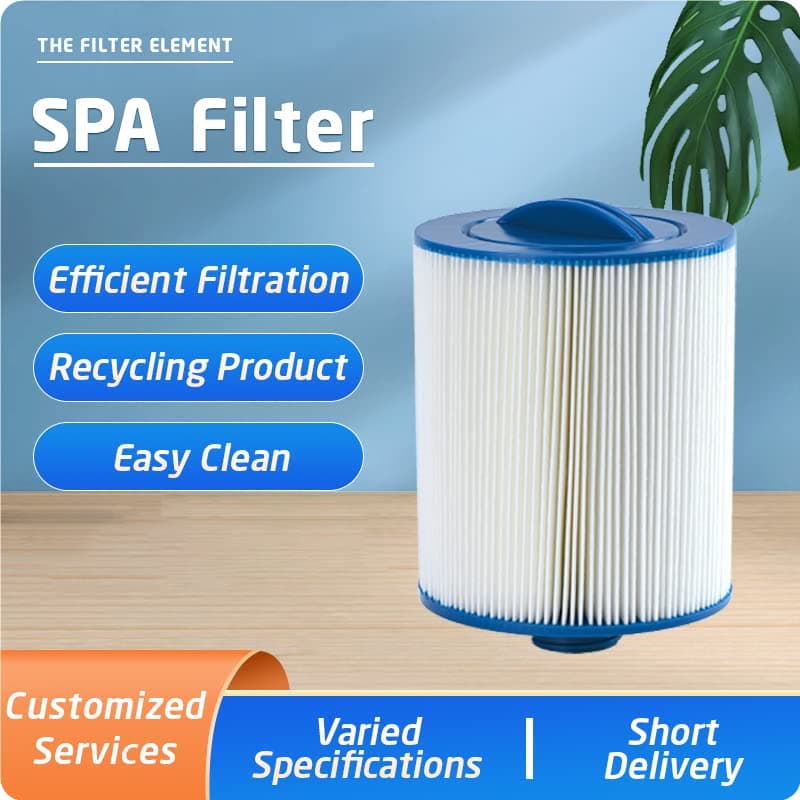 Malaka 2-Pack Spa Filter Compatible with PWW50P3 (not PWW50P4, not MPT Thread) 6CH-940 FC-0359 1.5'' SAE Thread/Coarse Thread φ6x8 inch Hot tub Filter Cartridge