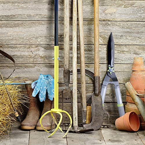 Manual Twist Tiller for Gardening, Garden Claw Hand Tiller, Steel Cultivator Tiller Lawn Aerator Soli Lossener for Gardening Bed and Plant Box