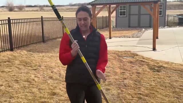 Rake Heavy Duty 6FT Long Garden Rake , 18.5 Inch Wide, 25 Metal Tines, Adjustable Stainless Steel Handle, Leaf Rakes for Leaves, Yards, Grass, Garbage, Weeds, Debris (Yellow)