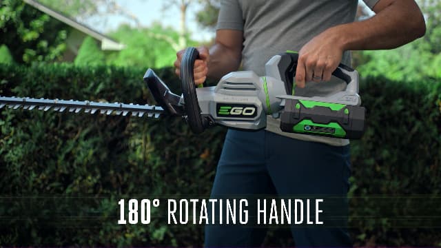EGO Power+ HT2601 26 Inch Hedge Trimmer with Dual-Action Blades, 2.5Ah Battery and Standard Charger Included, Black