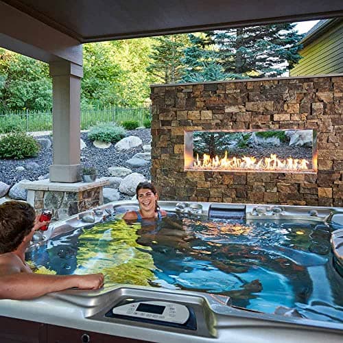The Outdoor GreatRoom Company Linear Ready to Finish See-Through Fireplace (RSTL-40MLP), Spark Ignition, 40-Inch, Propane
