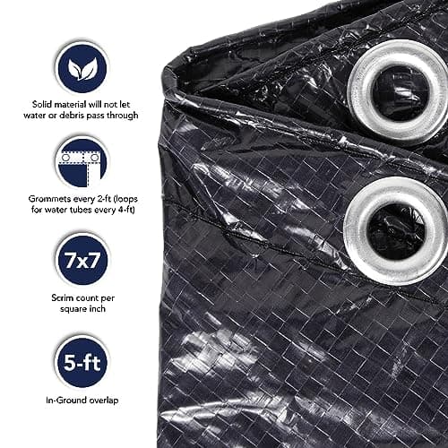 Blue Wave Bronze 8-Year 20-ft x 44-ft Rectangular In Ground Pool Winter Cover