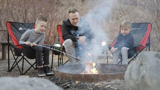 MalloMe Smores Sticks for Fire Pit Long - Marshmallow Roasting Sticks Smores Kit - Smore Skewers Hot Dog Fork Campfire Cooking Equipment, Camping Essentials S'mores Gear Outdoor Accessories 32" 5 Pack