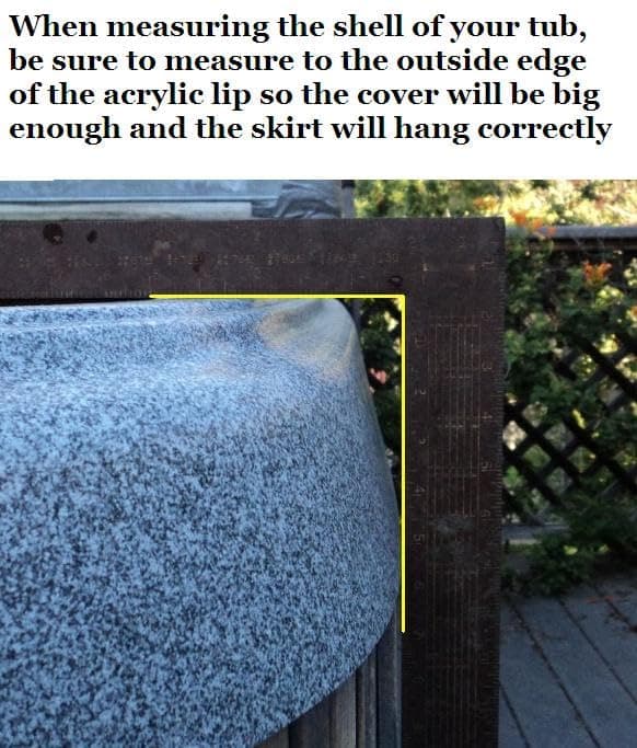 BeyondNice Custom-Made, Durable, Replacement Hot Tub & Spa Covers. 5 Year Warranty. Tapering Foam Thickness 4, 5 or 6in. Cover Sizes up to 94 inches