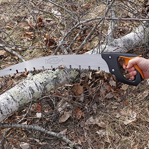 Kings County Tools Large Arborist Raker-Tooth Fast Cutting Pruning Saw | Green Wood Ready | Ergonomic Cushioned Handle | 20” Blade for Large Branches