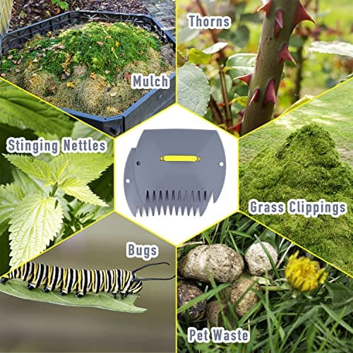 Jardineer Leaf Scoops and Claws, Lightweight Leaf Grabber Claws, Yard Scoops for Leaves, Grass, Lawn Clippings, Twigs or Debris (1 Pack)