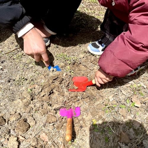 Kids Gardening Tool Set, 6PCS Gardening Tools for Kids Metal with Sturdy Wooden Handle Safe Gardening Tools 8" Children Beach Sandbox Toy