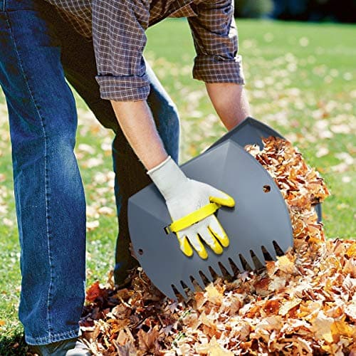 Jardineer Leaf Scoops and Claws, Lightweight Leaf Grabber Claws, Yard Scoops for Leaves, Grass, Lawn Clippings, Twigs or Debris (1 Pack)