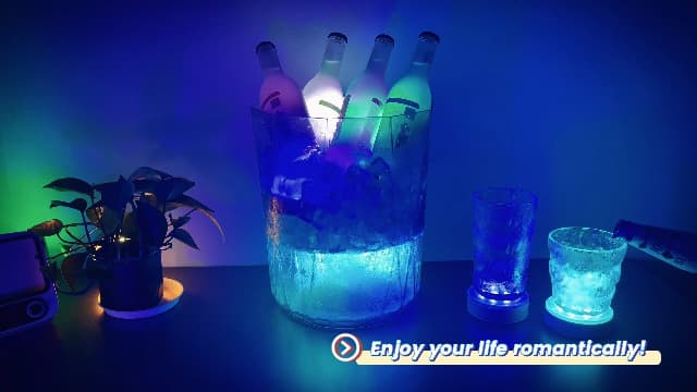 Pool Lights, Upgraded Rechargeable Submersible LED Lights with Remote IP68 Waterproof 16 Colors Hot Tub Underwater Pool Lights for Above Ground Inground Pool, Bath, Party, Vase 2 Pack
