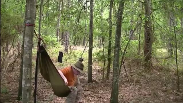 Onewind Camping Hammock, Ultralight Portable Hammock with Adjustable Ridgeline, Outdoor Hammock 20D Ripstop Nylon with 2 * 12Ft Tree Strap, Ideal for Camping, Hiking, Backpacking