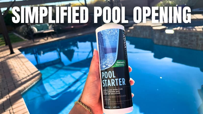Pool Opening Chemical - 32oz for up to 30,000 gallons - Pool Starter Kit for Above Ground & Inground Pools - AquaDoc Pool Chemicals Made in USA