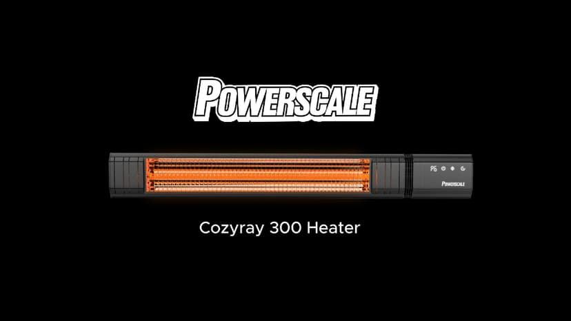 Infrared Heater 24H Timer Outdoor Heater, IP65, Memory Function Infrared Electric Patio Heater, 9 Levels Heating Touchscreen With Remote Electric heater, Restaurant Backyard, 1500W, Black