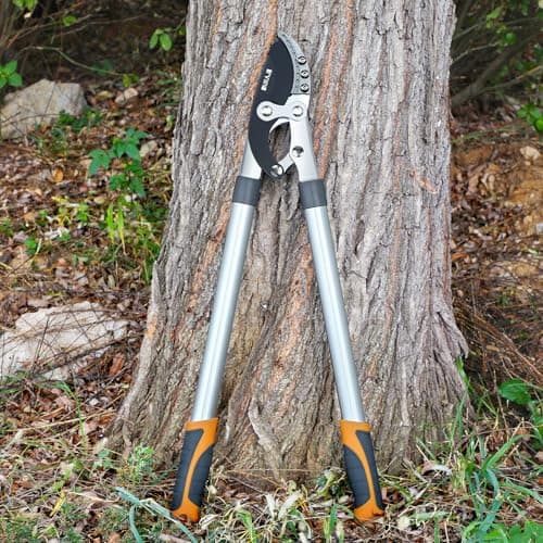 AIRAJ 27” Anvil Loppers for Tree Trimming Heavy Duty with Compound Action,Tree Branch Cutter with 2 Inch Cutting Capacity,Chops Thick Branches Ease,Garden Lopper Pruning Shears Heavy Duty,Tree Trimmer