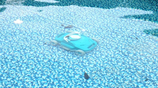 Bestway: AquaTronix: G200 Robotic Pool Vacuum - Cordless Debris Cleaning for Flat-Bottom in/Above Ground Swimming Pools, Maintenance Up to 538 SqFt