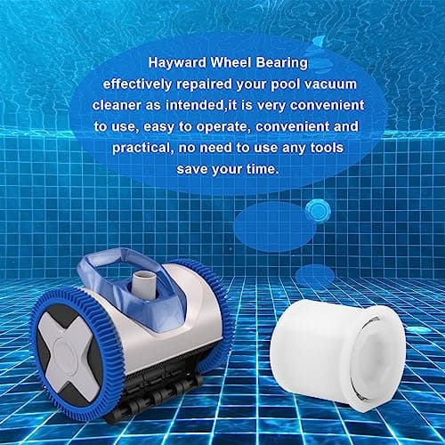 PVX976PK2 Wheel Bearing Compatible with Hayward Pool Cleaners Part for AquaNaut Poolvergnuegen Phoenix Pool Vacuum Parts Wheel Bearing 2 Wheel 4 Wheel Pool Cleaners Parts 200 400 450, 2 Pack