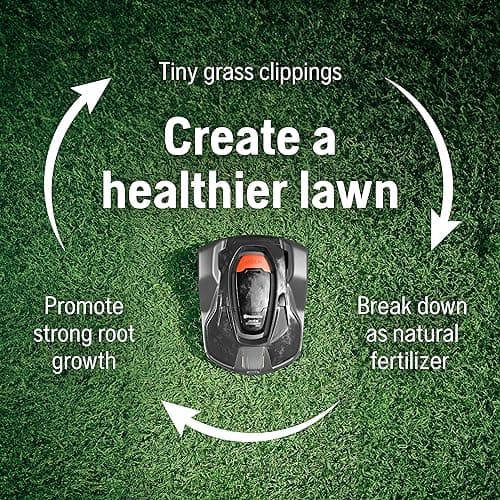 Husqvarna Automower 430XH Robotic Lawn Mower with GPS Assisted Navigation, Automatic Lawn Mower with Self Installation, Ultra-Quiet Smart Mowing Tech for Medium to Large Yards (0.8 Acre) 967852945