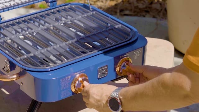 Kenmore 2-Burner Portable Tabletop Retro Gas Grill