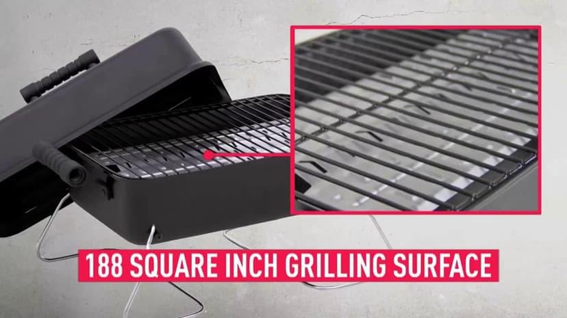 Char-Broil Portable Convective 1-Burner Stainless Steel Propane Gas Grill - 465133010