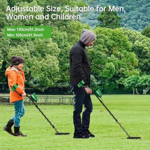 Housiwill Metal Detector, Metal Detector for Adults Professional with LCD Display, IP68 Waterproof Metal Detector, 4 Professional Mode with Higher Accuracy DSP Chip