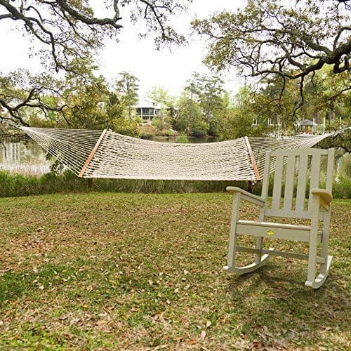 Original Pawleys Island 13OC Original Deluxe Cotton Rope Hammock with Free Extension Chains & Tree Hooks, Handcrafted in The USA