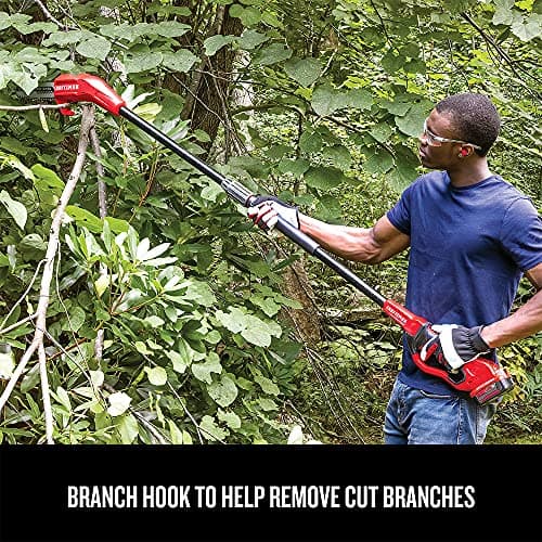 CRAFTSMAN V20 Pole Saw, Cordless, 14-Foot, 4.0Ah, Battery and Charger Included (CMCCSP20M1)