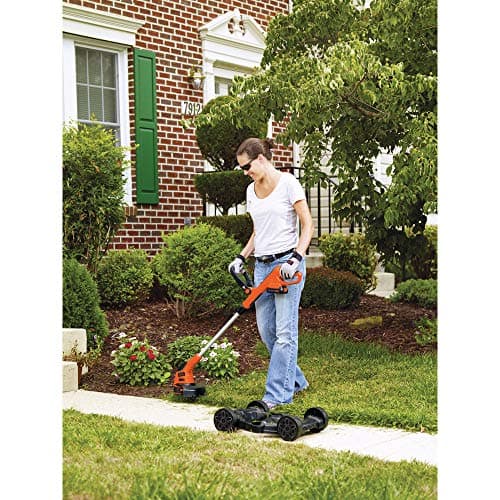 BLACK+DECKER Combination String Trimmer, Lawn Mower, and Edger, Cordless 3-in-1 (MTC220)