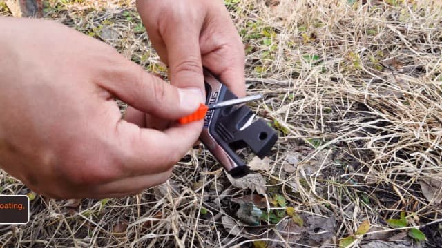 SHARPAL Pocket Knife Sharpener & Garden Tool Sharpener, Sharpening Straight and Serrated Knives, Lawn Mower Blade, Axe, Pruners, Shears, Scissors, Combo Gift Pack w/Greeting Card