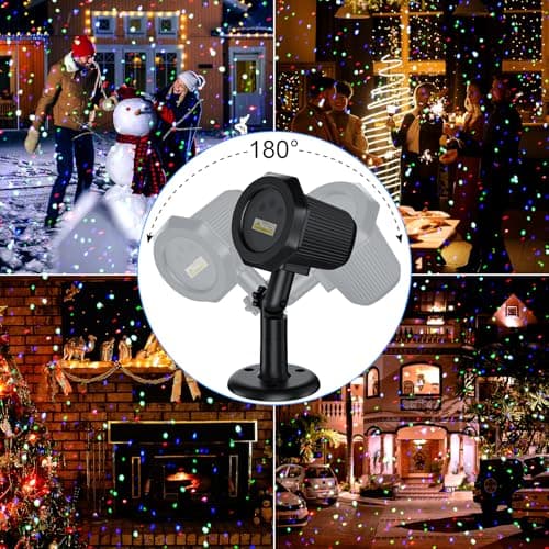 Firefly Laser Projector Lights Outdoor, Garden Light Projector with Remote and Timer, Waterproof Firefly RGB Lights Decoration for Wedding Christmas Halloween Holiday Party Yard Landscape Decor