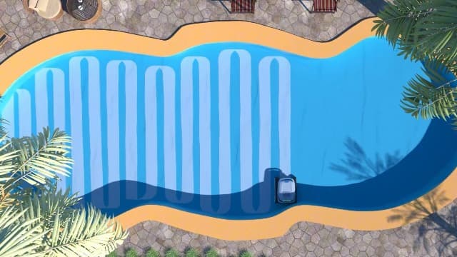 AIRROBO Pool Vacuum for Inground Pools, Smart Navigation Pool Cleaner Robot, Wall Climbing Pool Cleaner, Cleans Pool Floors, Walls & Waterline, 120 Min Run Time, for Above Ground & Inground Pools