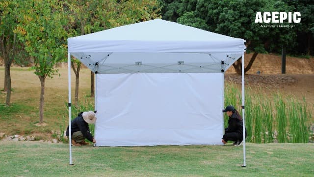 Instant Canopy Tent SideWalls for 10x10 FT Pop Up Canopy, 210D Polyester Waterproof, White (1PCS Sidewall Only, Tent NOT Included)