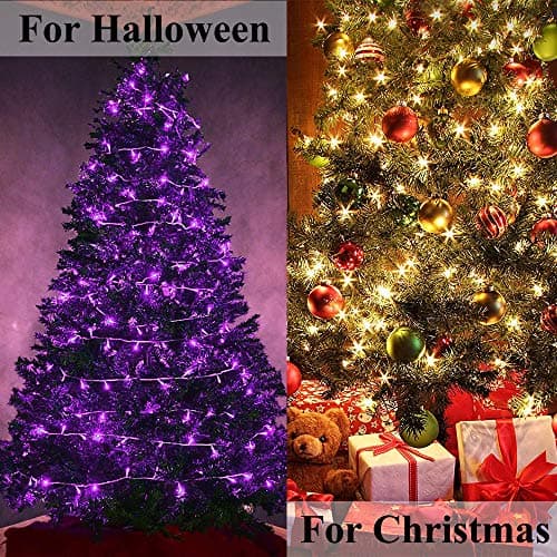 Obrecis Color Changing String Lights, 200 LED 34 Colors Colorful Christmas Lights Multicolor Plug in Waterproof Twinkle Lights Connectable for Indoor Outdoor Room Party Valentine's Wedding Decor 66 ft