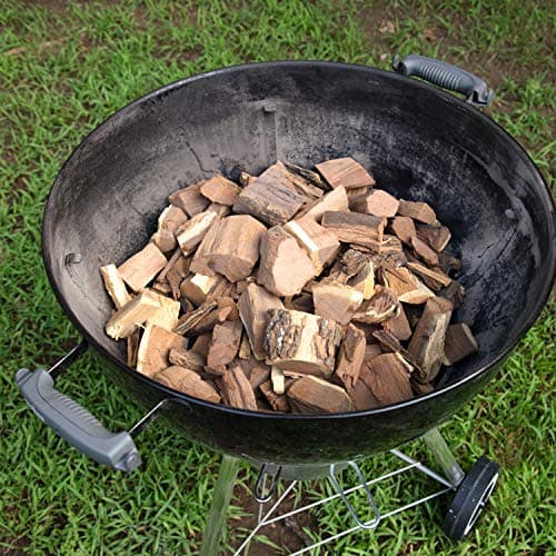 Camerons All Natural Oak Wood Chunks for Smoking Meat - 840 Cu. in. Box, Approx 10 Pounds - Kiln Dried Large Cut BBQ Wood Chips for Smoker - Barbecue Chunks Smoker Accessories