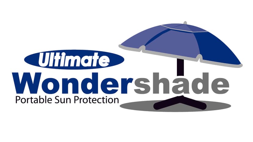 Wondershade Ultimate Portable Sun Shade Umbrella for Instant Lightweight and Adjustable Sun Protection - Blue