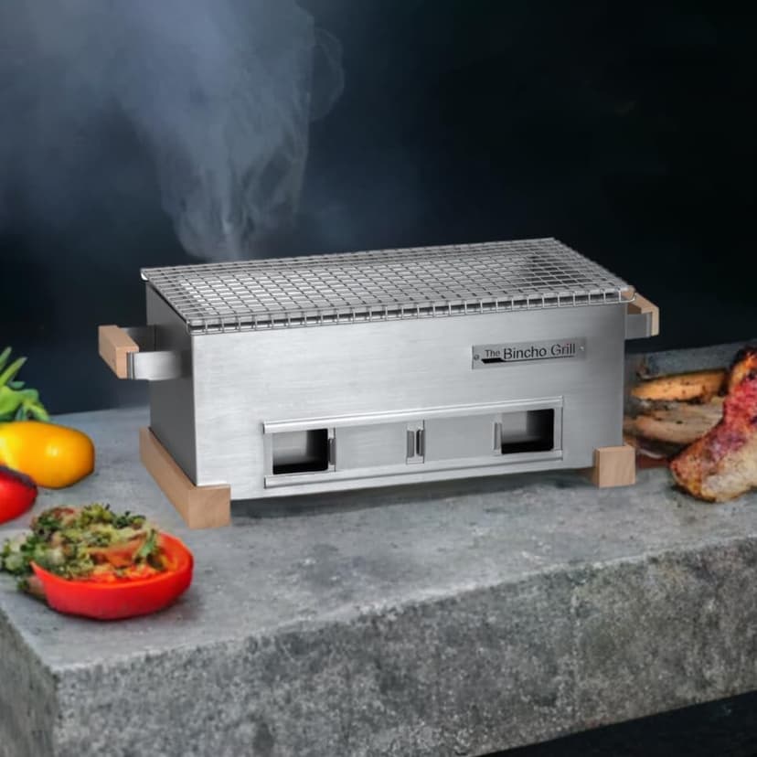 MG-168 Yakitori Tabletop Charcoal Grill-Mini Japanese Style Hibachi