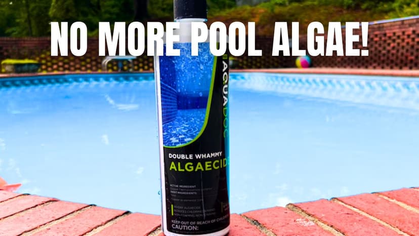 Copper Pool Algaecide for Swimming Pool - 90 Day Algaecide for Inground Pool to Prevent and Remove Pool Algae - Super Algaecide for Pool Opening - AquaDoc 32oz