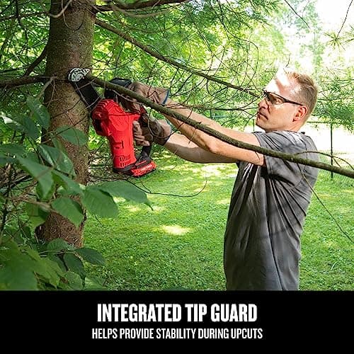 CRAFTSMAN V20 Cordless Pruning Saw, 6" Chain, Small Chainsaw with Battery and Charger Included (CMCCS320D1)