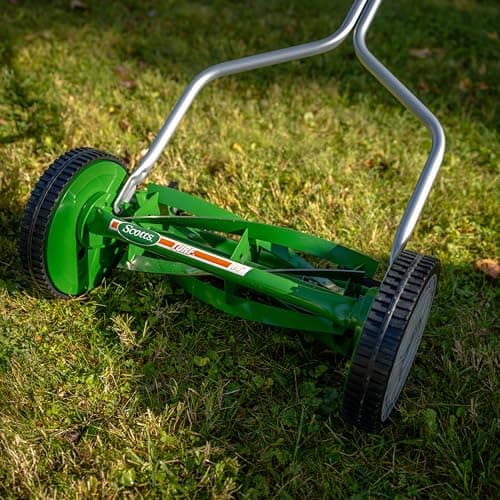 Scotts Outdoor Power Tools 304-14S 14-Inch 5-Blade Push Reel Lawn Mower, Green