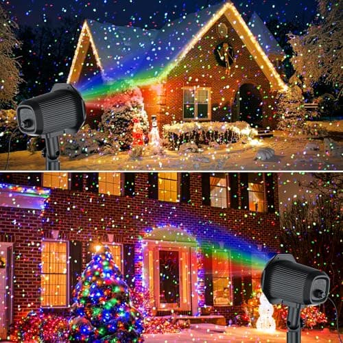 Firefly Laser Projector Lights Outdoor, Garden Light Projector with Remote and Timer, Waterproof Firefly RGB Lights Decoration for Wedding Christmas Halloween Holiday Party Yard Landscape Decor