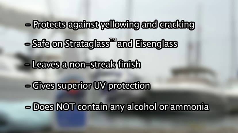 303 Products Marine Clear Protective Cleaner - Cleans and Protects Vinyl and Plastics, Provides Superior UV Protection, Prevents Yellowing and Cracking, 32oz (30215) Packaging May Vary