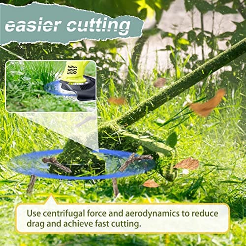 7 Packs Weed Wacker String Replacement for Ryobi One+ AC14RL3A,0.065-Inch String Trimmer Refill Compatible with Ryobi 18v, 24v, and 40v Trimmer（6 Trimmer Line,1 Trimmer Cap）