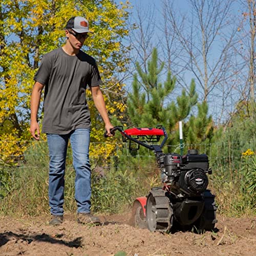 Toro Dual Direction Rear Tine Tiller, 127cc Briggs & Stratton 4-Cycle Engine, Airless Tires, Instant Reverse, Heavy Duty Stamped Steel Tines, Simple Shifting, Model: 58603