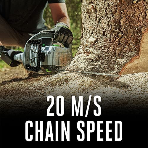 EGO Power+ CS1611 16-Inch 56V Lithium-ion Cordless Chainsaw - Battery and Charger Included, Black