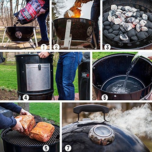 Weber 22-inch Smokey Mountain Cooker, Charcoal Smoker