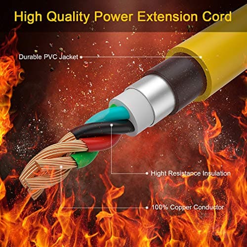 30 Amp to 110 Adapter Generator Power Cord, 4 Prong 30 Amp to 15 Amp Generator Adapter, Nema L14-30P Male to 4X 5-20R Female with Dust Protection Caps, 1.5 FT