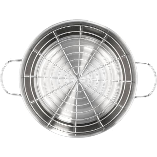 Demeyere Resto 4-pc Stainless Steel Stovetop Smoker Set, Silver, 11.5"