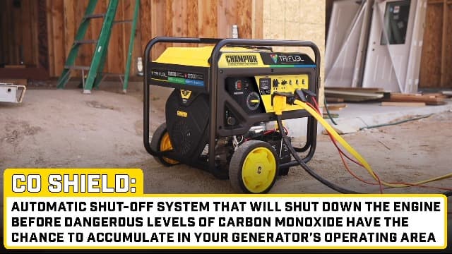 Champion Power Equipment 15,000-Watt Electric Start Tri Fuel Home Backup Portable Generator with CO Shield