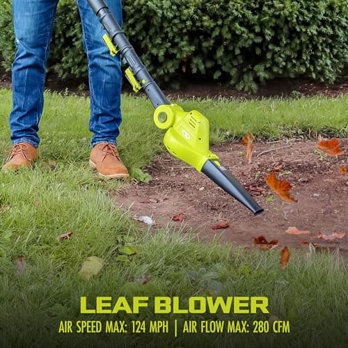 Sun Joe GTS4001C Garden Tool System, (Hedge Trimmer, Pole Saw, Leaf Blower)