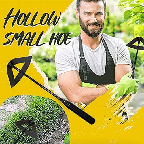Garden Hoe - All-Steel Hardened Hollow Hoe for Long Handle, Garden Weeding Tools, Easy Weeding and Soil Loosening, Hoe Garden Tool, Durable and effectable Hand Tools, Multi, 11.81x6.30(30x16cm)