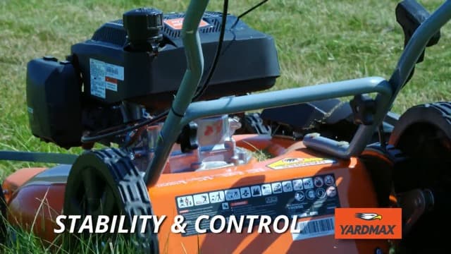 YARDMAX 21 in. 170cc 2-in-1 Gas Walk Behind Push Lawn Mower with High Rear Wheels